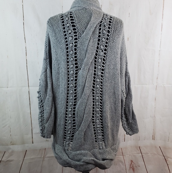 Joie Open Front Wool Cashmere Sweater Sz M VGUC - Picture 2 of 7